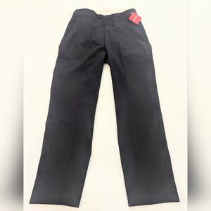 Spanx Straight Leg Elastic Waist Navy Blue Pant w Back Pockets Size M
